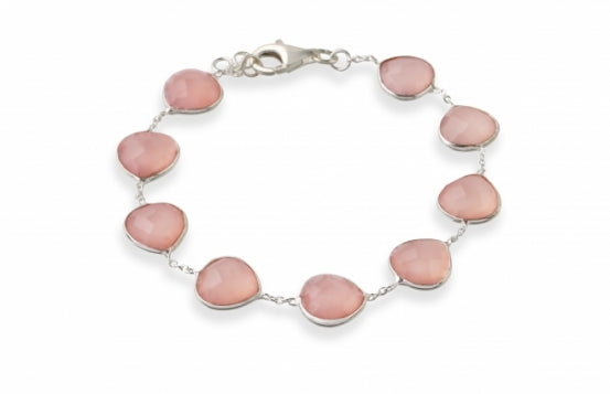 Srebrna narukvica Rozenkvarc